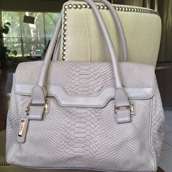 Cole Haan Gray Textured Women's Bag - Picture 1 of 6